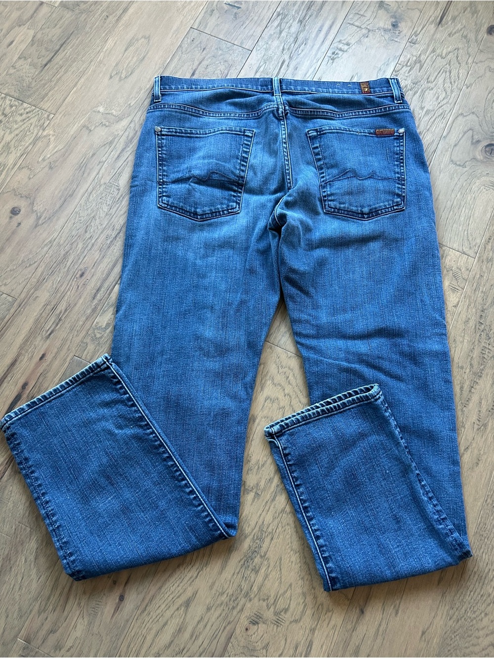 7 For All Mankind Mens Size 34 Standard Classic Straight Leg Jeans - Picture 13 of 15